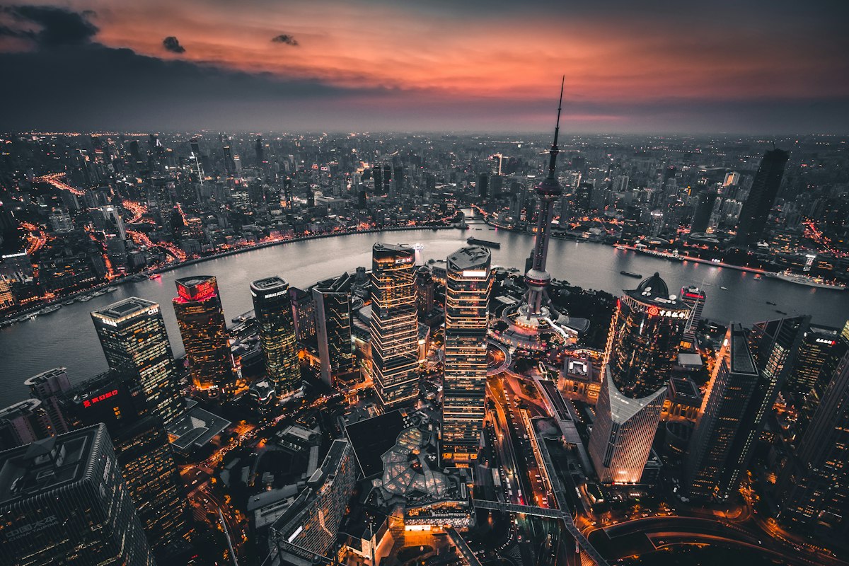 Shanghai at dusk